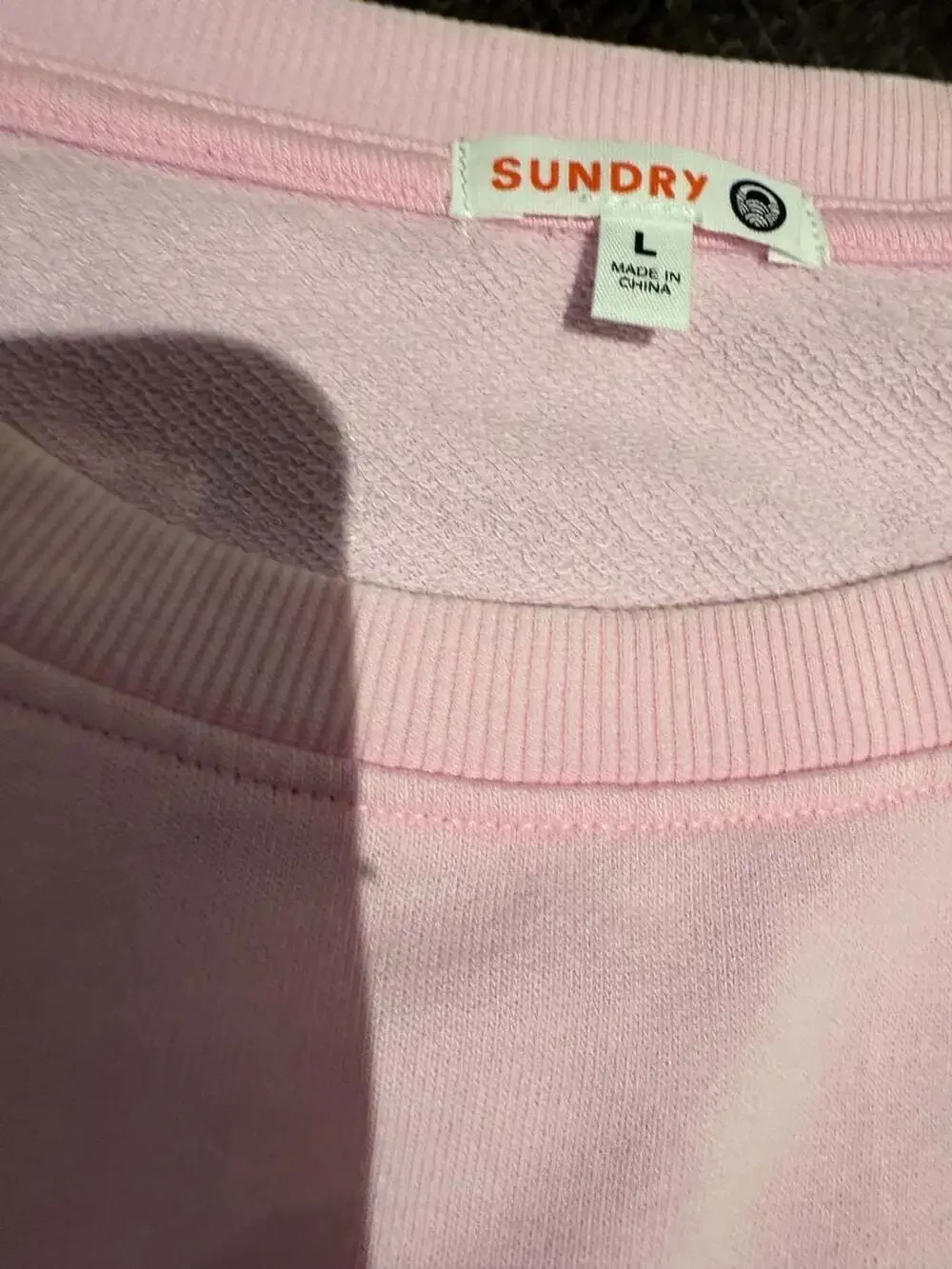 Sundry Women's Boxy Crop T-Shirt and Wide Leg Lounge Pant Set in Pink